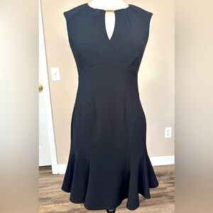 Ann Taylor Black Midi Dress